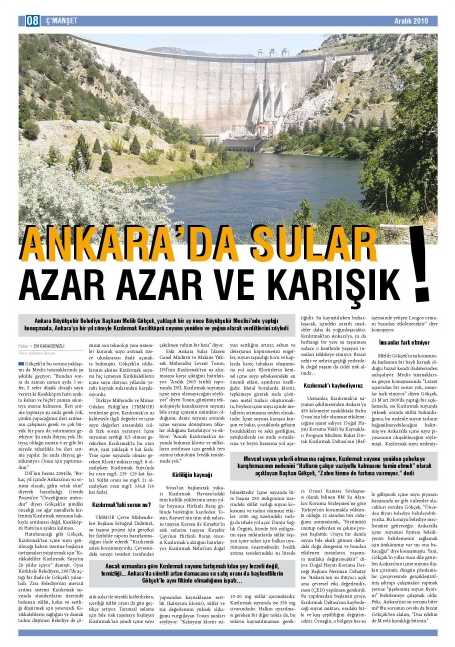 Nature Life Su Arıtma Ankara'da Sular Karışık